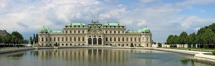 Wien schloss belvedere panorama